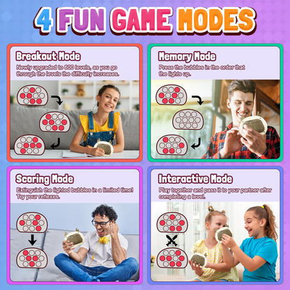 Fast Push Bubble Game – Stress Relief Toy for Kids