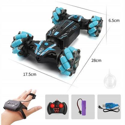 Hand Controlled Gesture RC Stunt Car with Spray & Lights & Music