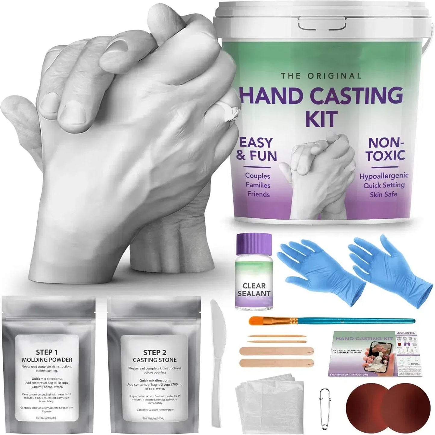 Hand Casting Kit – Gifts for Women and Men