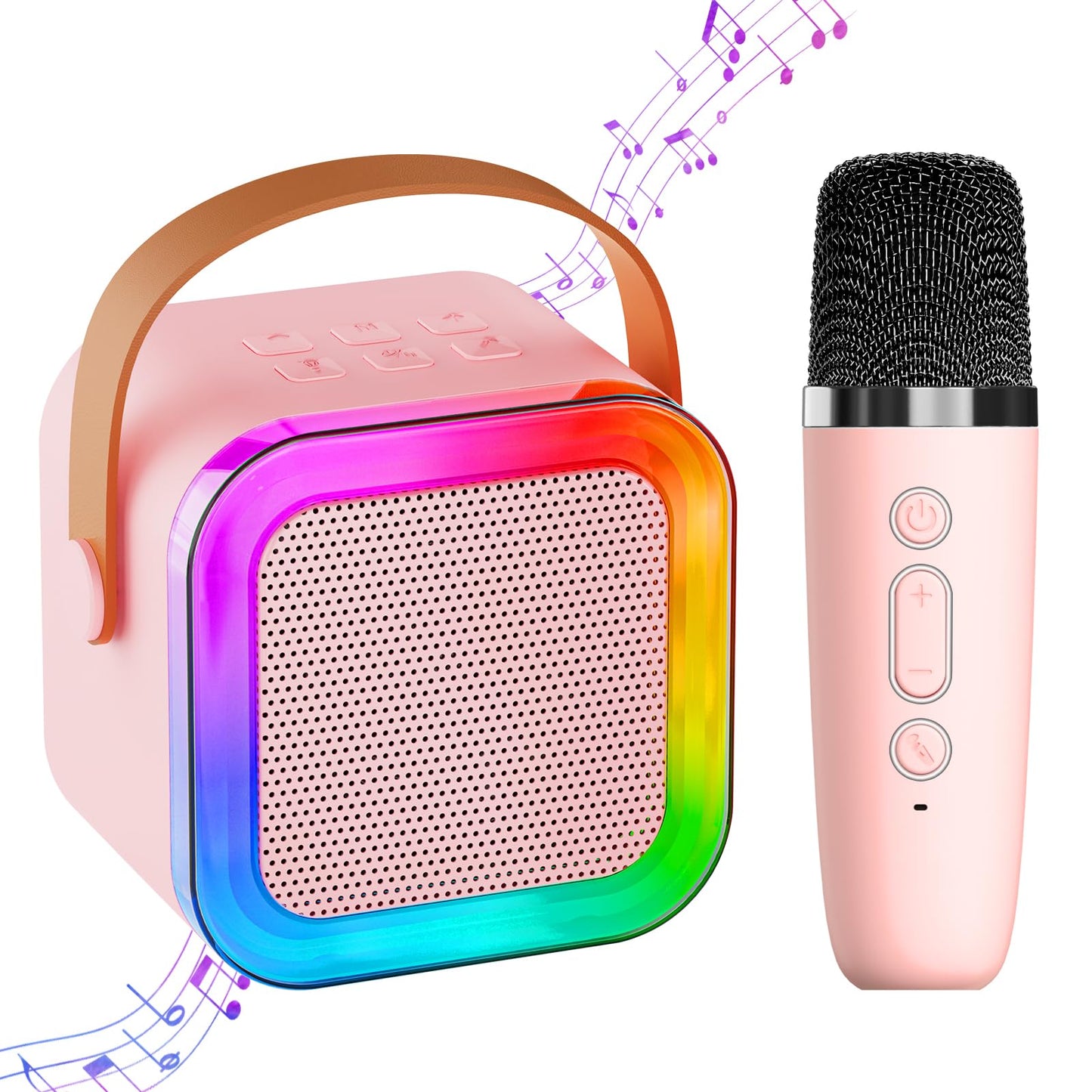 Mini Karaoke Machine for Kids Adults,Portable Bluetooth Speaker