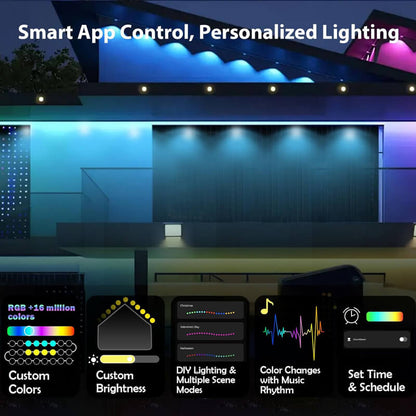 Smart RGBIC Permanent Outdoor Lights